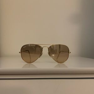Ray-Ban Pink Gradient Aviator Sunglasses
